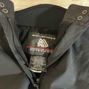 Women’s black Misty Mountain ski pants